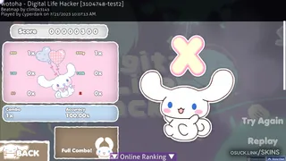 Cinnamoroll Cinnamon osu skin,Cinnamoroll Cinnamon osu skin,minimalistic osu skin,contest-5 osu skin,