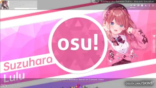 Suzuhara Lulu osu skin,Suzuhara Lulu osu skin,nijisanji osu skin,vtuber osu skin,suzuhara lulu osu skin,