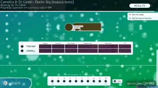 Snowy Circles osu skin,Snowy Circles osu skin,minimalistic osu skin,