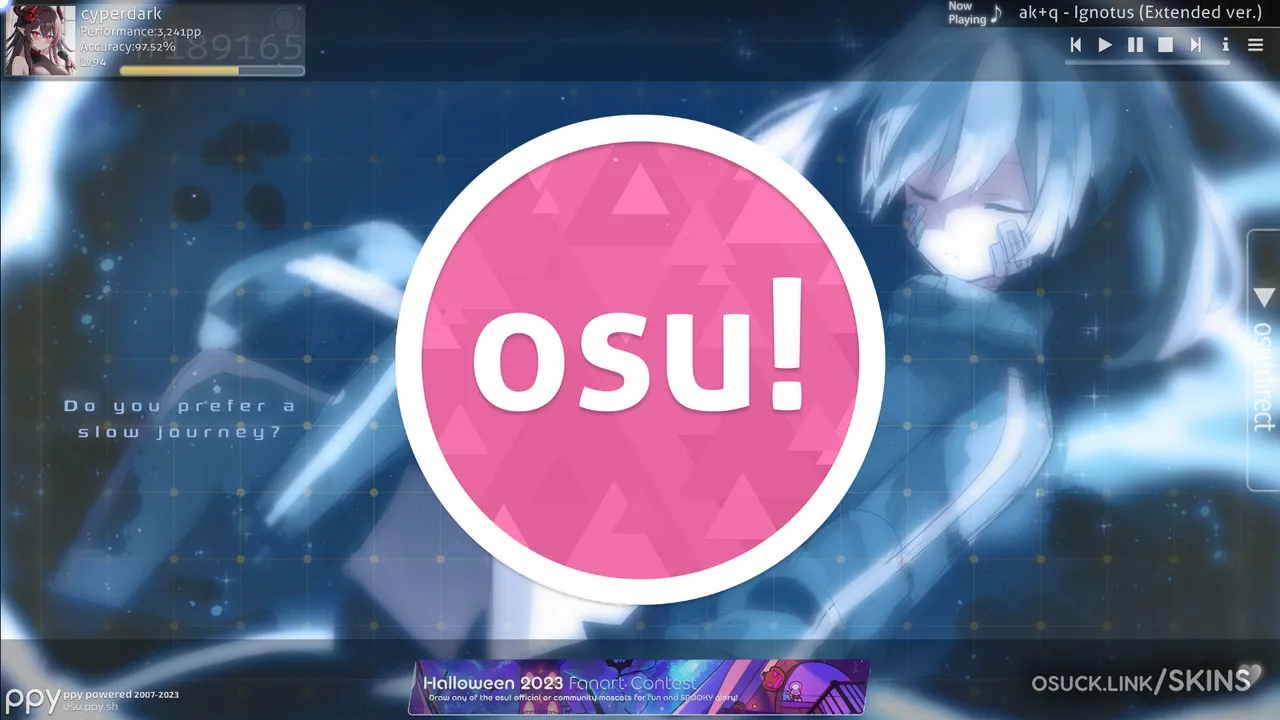 grospeus_ar v1.0 osu skin osu! skins (v0.9.0beta)