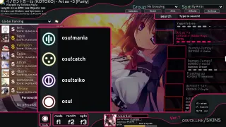 Railgun osu skin,Railgun osu skin,mikoto misaka osu skin,