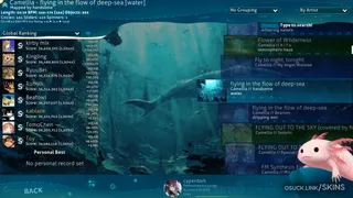 Underwater Journey osu skin,Underwater Journey osu skin,axolotl osu skin,