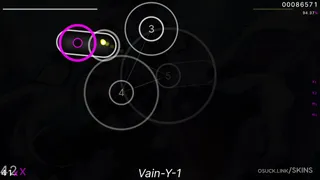 Vain (Yellow cursor) osu skin,Vain (Yellow cursor) osu skin,hddt osu skin,minimalistic osu skin,