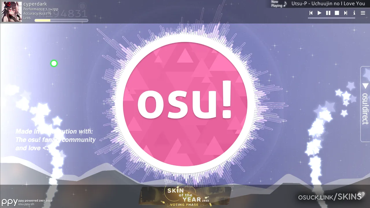 Tides of osu! v1.0 osu skin osu! skins (v0.9.0beta)