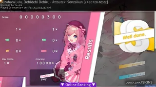 Suzuhara Lulu osu skin,Suzuhara Lulu osu skin,nijisanji osu skin,vtuber osu skin,suzuhara lulu osu skin,