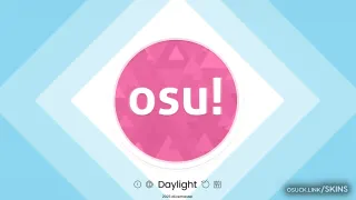 Daylight osu skin,Daylight osu skin,minimalistic osu skin,contest-5 osu skin,